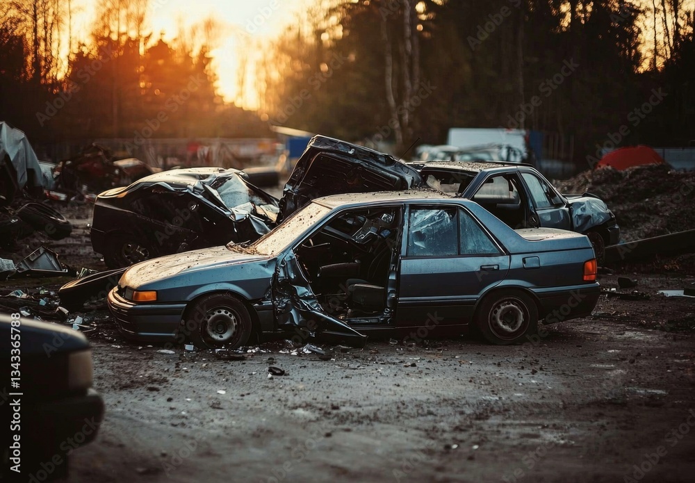 Obraz premium The Impact of Careless Driving on Automotive Safety 