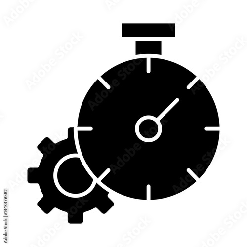 efficiency glyph icon