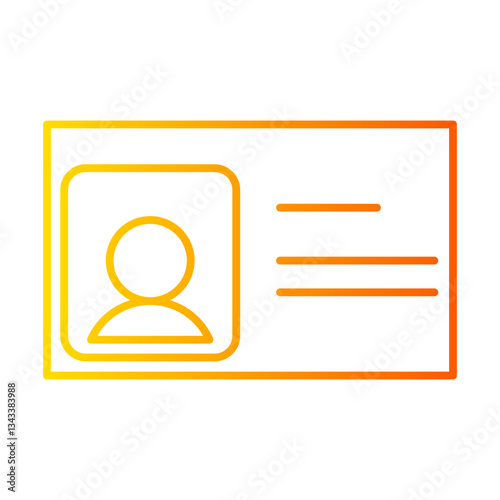credential gradient icon