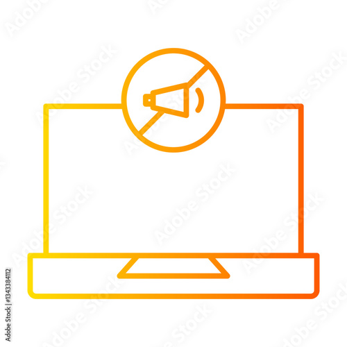 laptop gradient icon