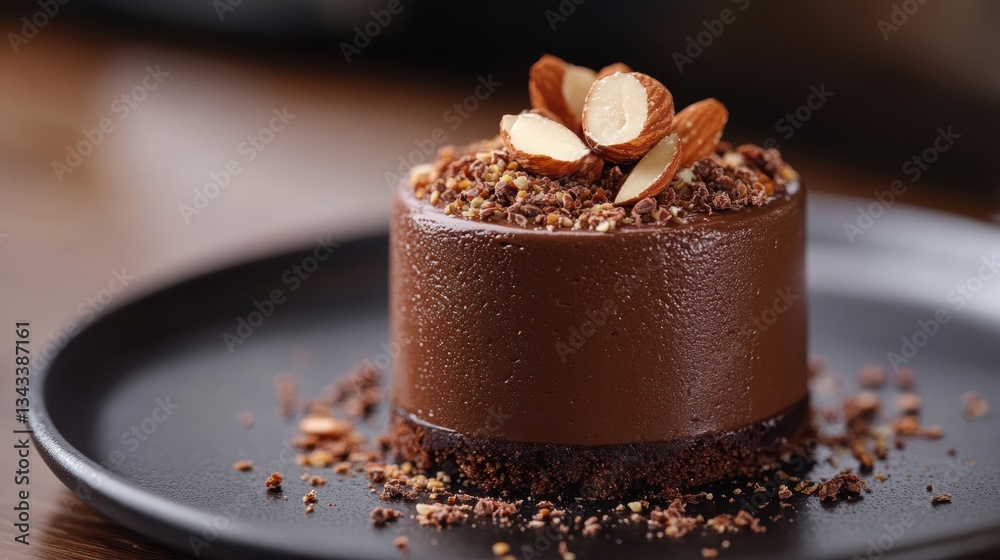 A rich tapestry of dark chocolate mousse, speckled with toasted almonds, a symphony of textures and flavors, a testament to the art of confectionery. A rich tapestry of dark chocolate mousse, speckled with toasted almonds, a symphony of textures and flavors, a testament to the art of confectionery.