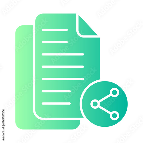 file sharing gradient icon