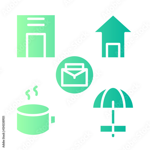 work anywhere gradient icon