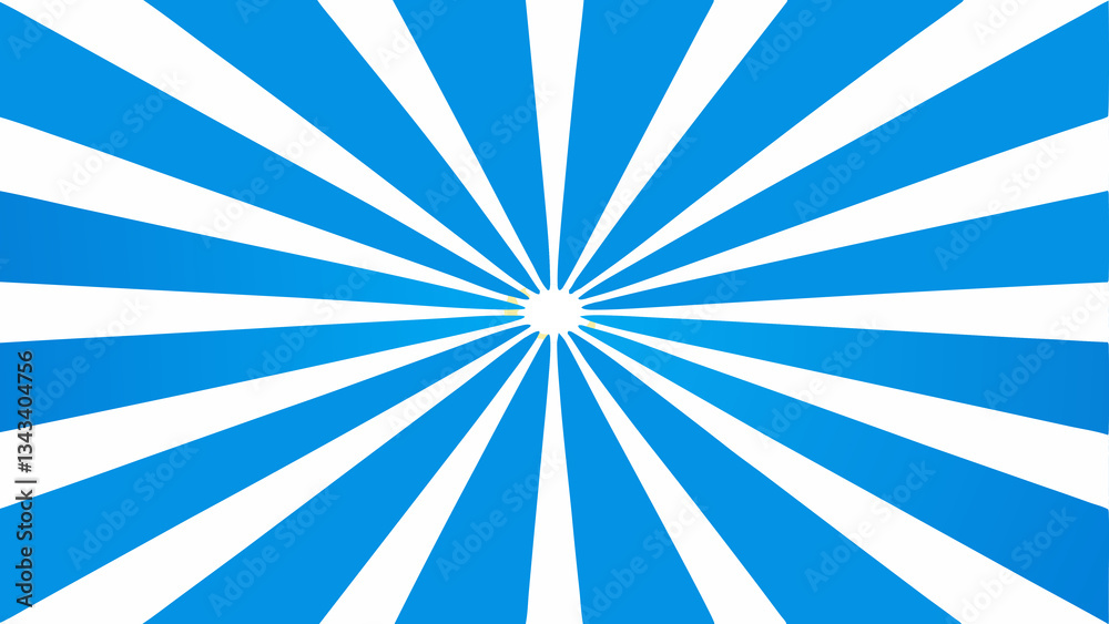 Fototapeta premium a blue and white sunburst background with a white sun