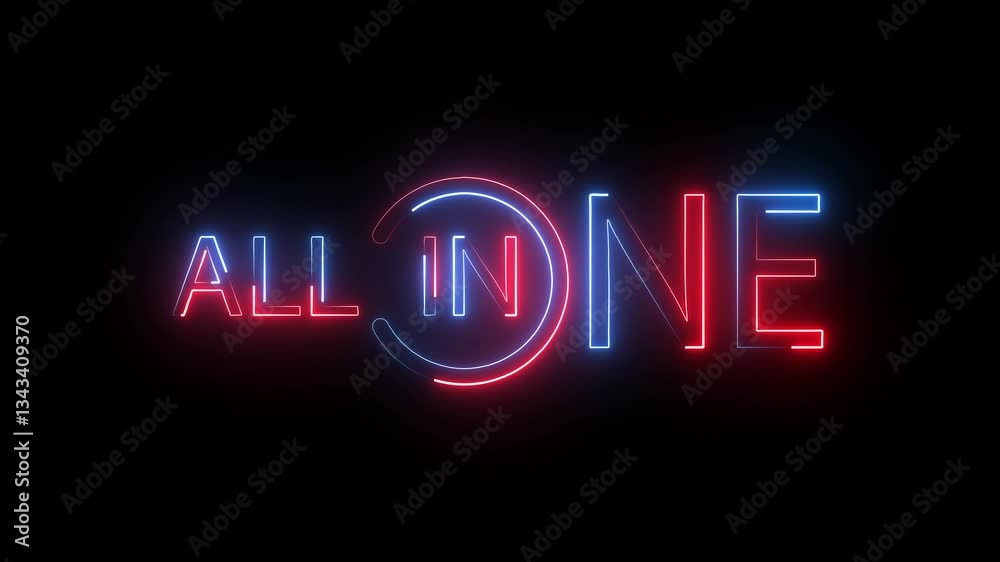 The Neon All-in-One text icon combines vibrant glowing letters with smooth animations, creating a dynamic, modern look, perfect for tech, digital, or futuristic-themed designs. The Neon All-in-One text icon combines vibrant glowing letters with smooth animations, creating a dynamic, modern look, perfect for tech, digital, or futuristic-themed designs.