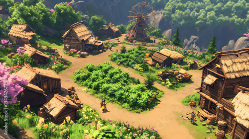 village in the mountains