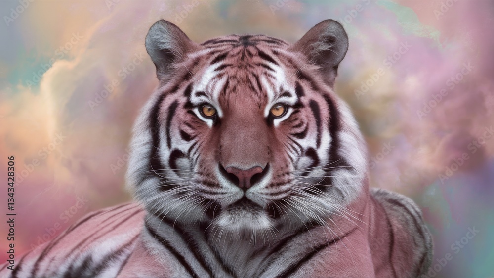 Naklejka premium Dreamcore Tiger