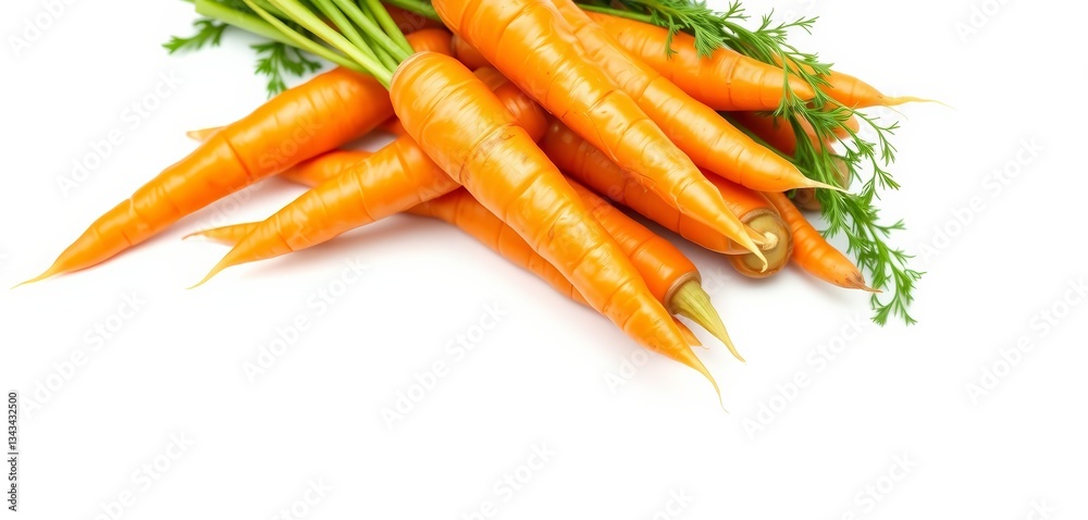 Fresh orange carrots, whole and sliced, stacked against white Clean, vibrant, studio shot, clipping path, sweet Fresh orange carrots, whole and sliced, stacked against white Clean, vibrant, studio shot, clipping path, sweet