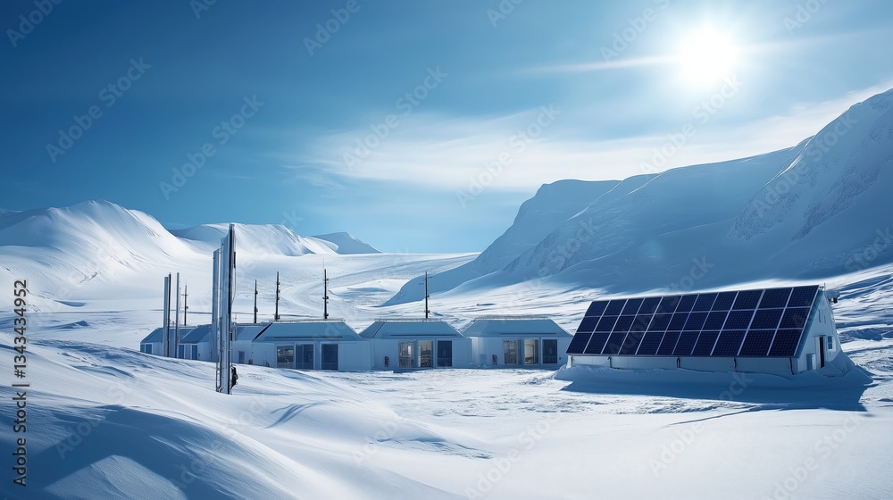 A research station in Antarctica using renewable energy A research station in Antarctica using renewable energy