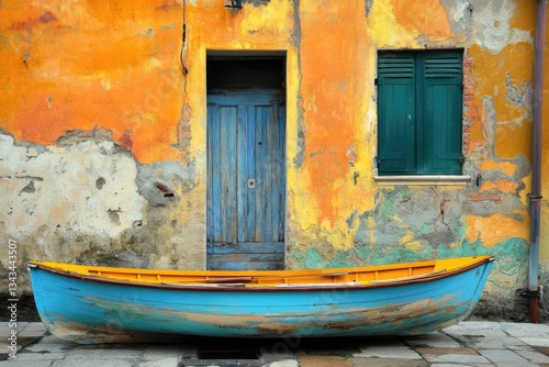 Varigotti: Colourful Boats in the Charming Ligurian Village photo