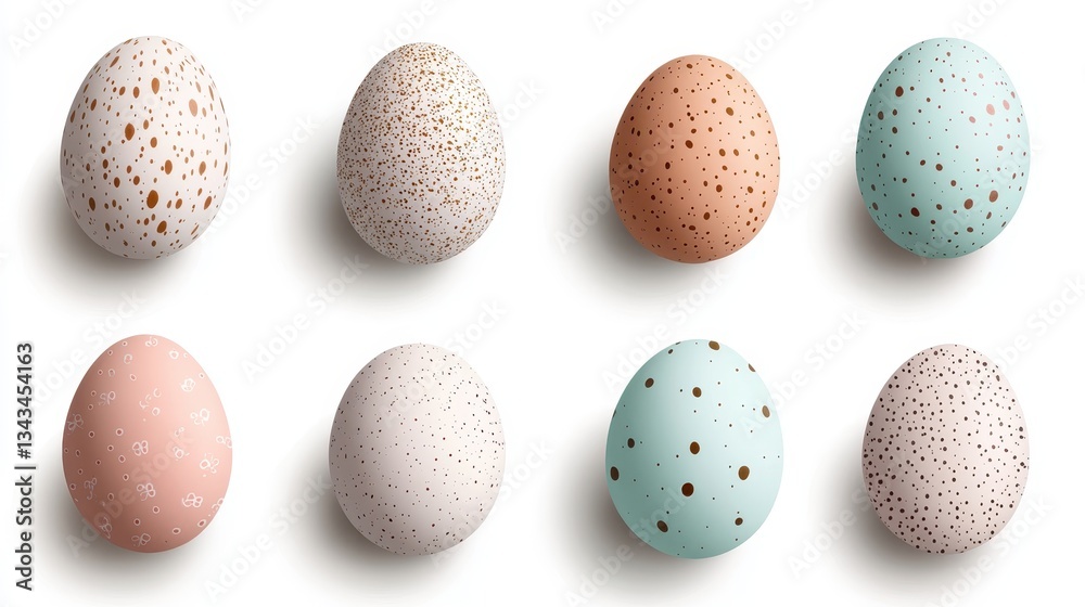 An artistic arrangement of uniquely patterned Easter eggs, showcasing a range of colors and textures that evoke feelings of joy and creativity for the festive season. An artistic arrangement of uniquely patterned Easter eggs, showcasing a range of colors and textures that evoke feelings of joy and creativity for the festive season.