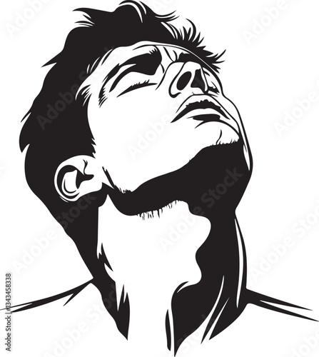 vector illustration of a man