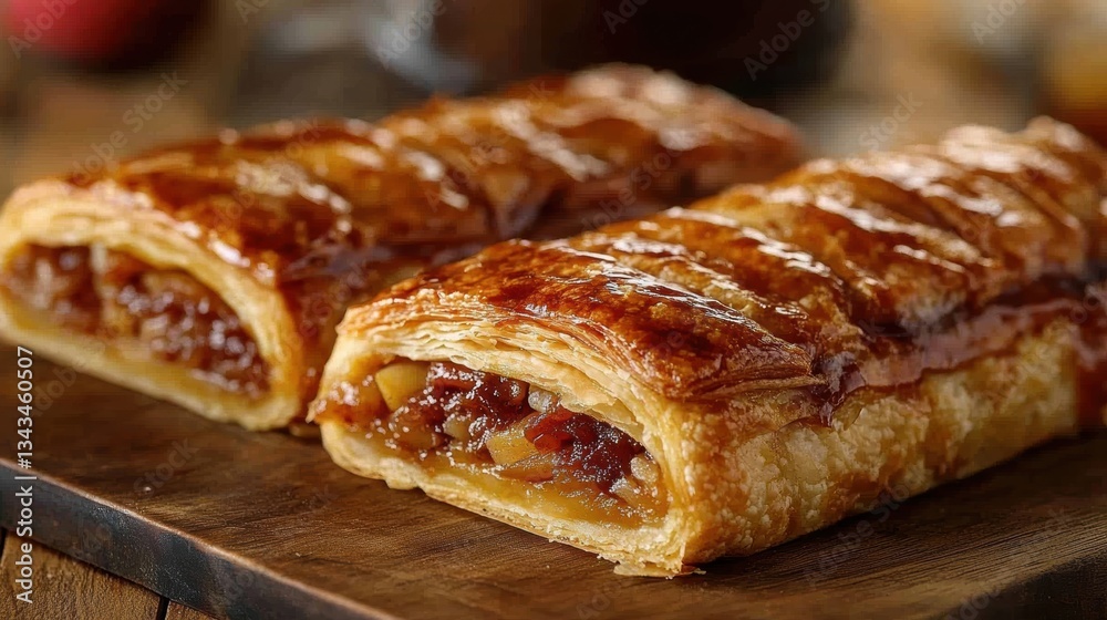 A symphony of flavors: pumpkin, apples, and cinnamon swirl together in a warm, gooey pastry. A symphony of flavors: pumpkin, apples, and cinnamon swirl together in a warm, gooey pastry.
