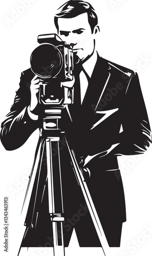 photographer with camera