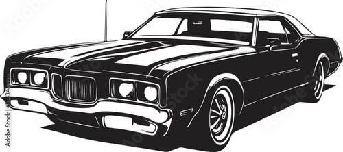 retro car vector