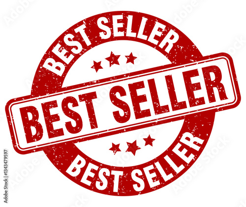 best seller stamp. best seller label. round grunge sign