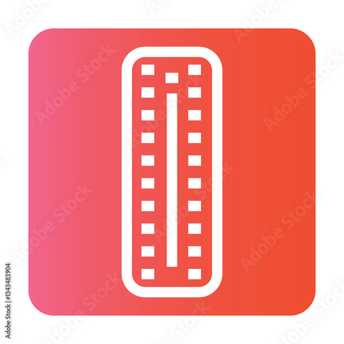 Contraception pills line color icon. Vector isolated button.