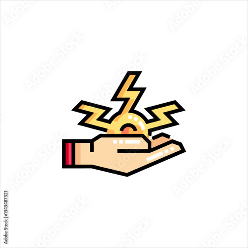 yen symbol in gold