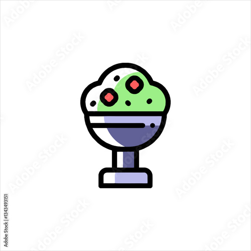 green alien monster
