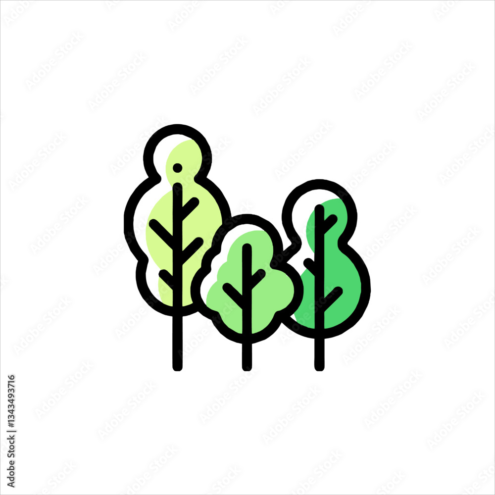 green tree with hearts green tree with hearts