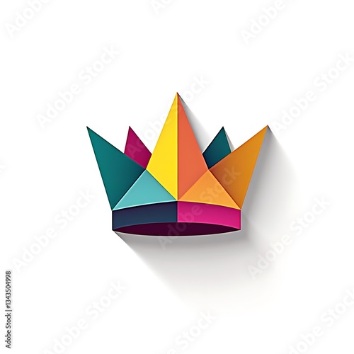 Free Download 3D Crown icon isolated on a white background - GFXLoad
