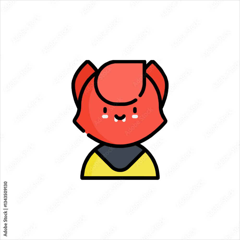 vector illustration of a cartoon character vector illustration of a cartoon character