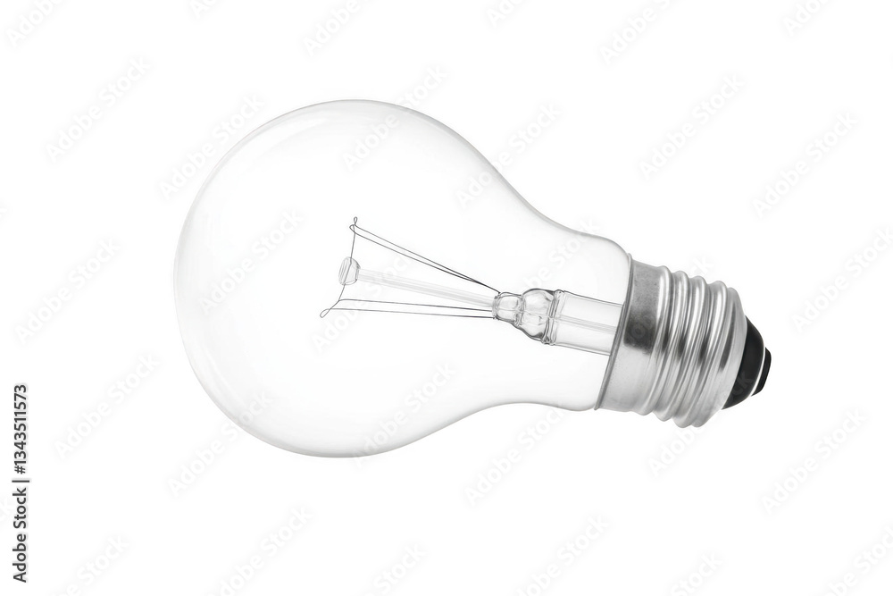 Clear Lightbulb Idea with Creativity, and Invention. Clear Lightbulb Idea with Creativity, and Invention.