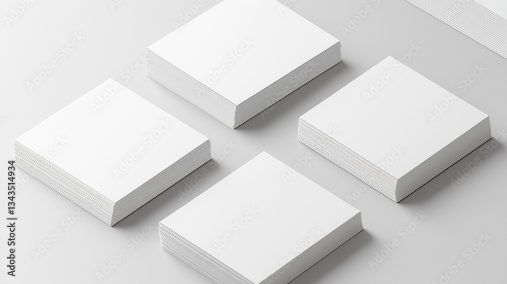 30 white business card mockups, with a plain and clean background, and no text on the cards. 30 white business card mockups, with a plain and clean background, and no text on the cards.