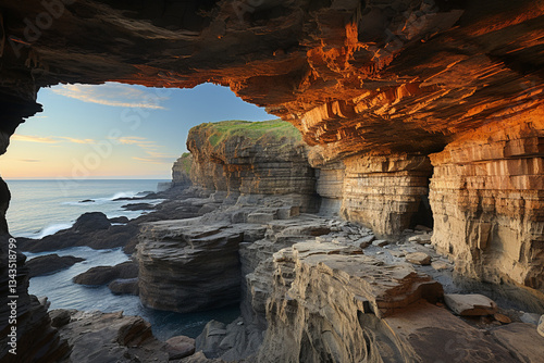 Astonishingly harmonious fusion of human craftsmanship and wonders of natural world, encapsulated withabode perched precariously upon precipice of a cliff, wherein one senses are enraptured by breatht