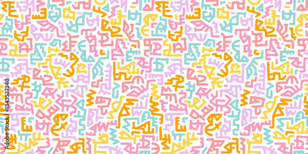 Hand drawn abstract seamless pattern, ethnic background, simple style - great for textiles, banners, wallpapers, wrapping - vector design Hand drawn abstract seamless pattern, ethnic background, simple style - great for textiles, banners, wallpapers, wrapping - vector design