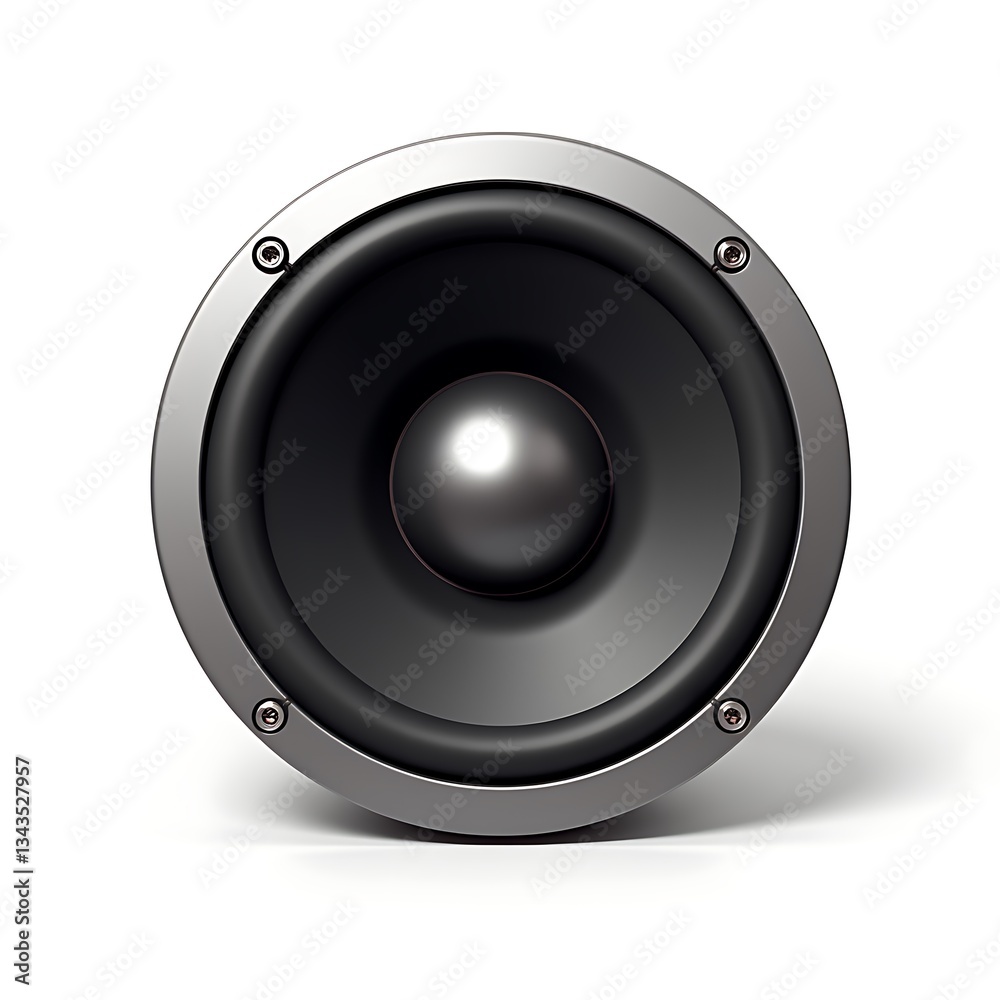 3D Loudspeaker icon isolated on a white background 3D Loudspeaker icon isolated on a white background