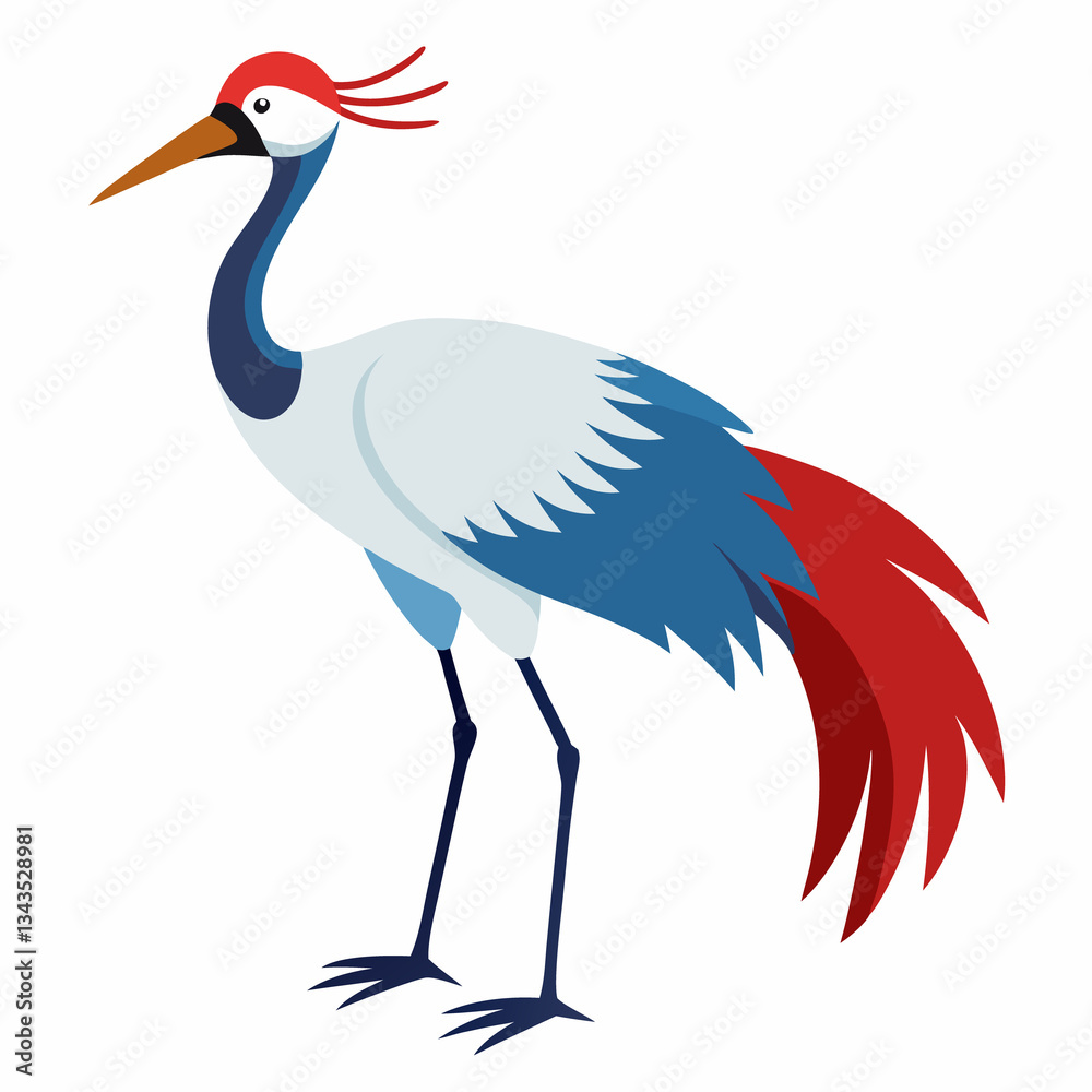Obraz premium stork bird on Transparent background