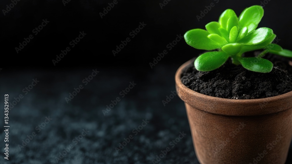Succulent in Terracotta Pot