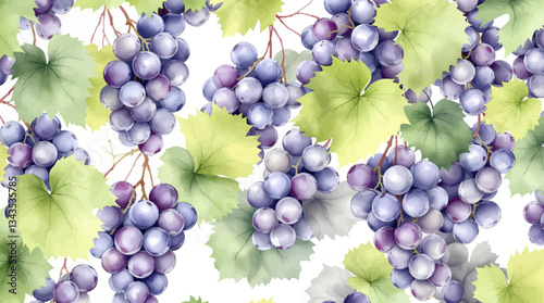 Canvas-taulu bunch of grapes