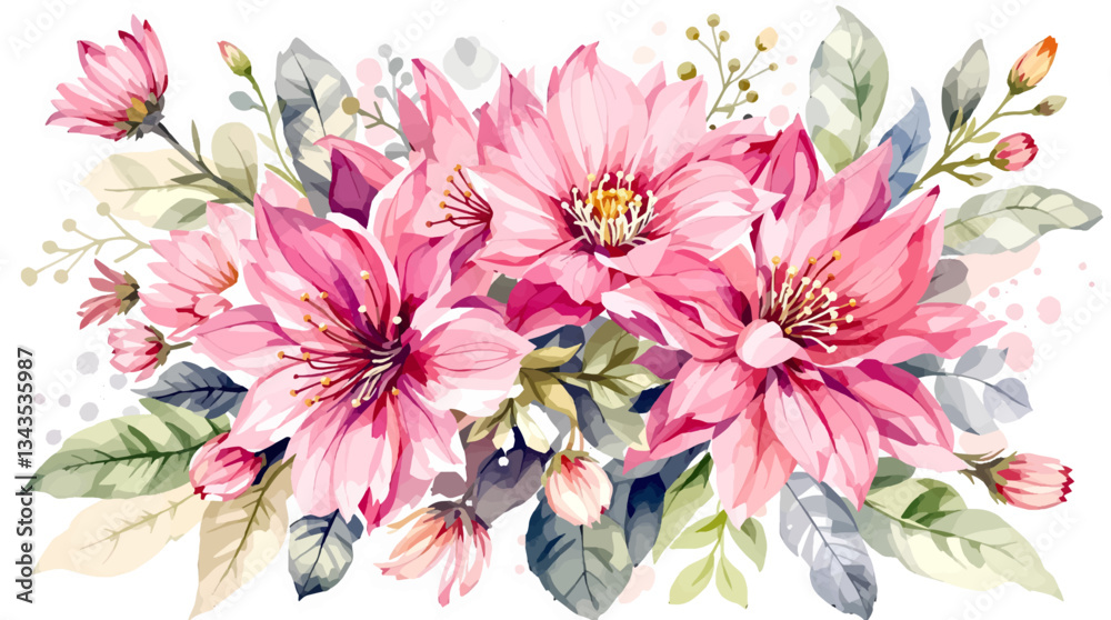Fototapeta premium bouquet of flowers