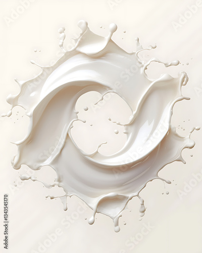 Illustrations of milk production, dairy farming, milk splashes, bottles, cartons, cows, and rustic farm elements, isolated on white background for commercial use.