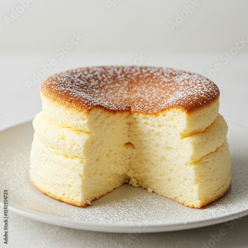 Fluffy Japanese Soufflé Cheesecake – Light, Airy, and Golden

