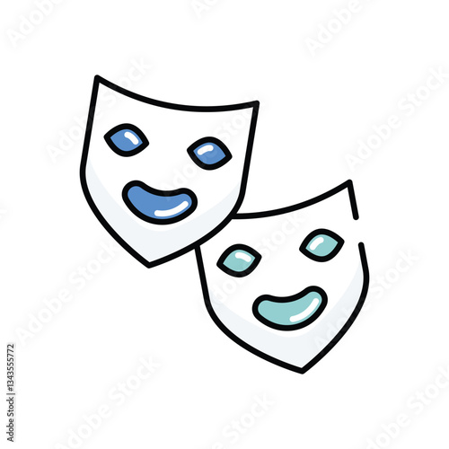 Entertainment vector icon stock illustration