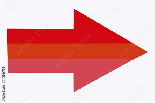 Red, orange and pink arrow right Free Download Red, orange and pink arrow right - GFXLoad