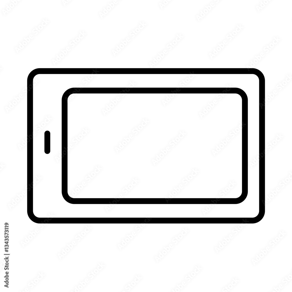 tablet device icon for user interface, technology apps, and digital communication platforms - flat stroke icon for apps and websites
tablet device icon for user interface, technology apps, and digital communication platforms - flat stroke icon for apps and websites