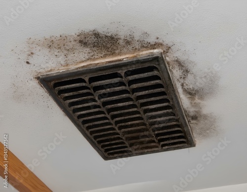 Mold and Mildew Growth Around a Dirty Air Vent: A Home Maintenance Issue