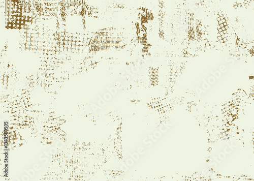 Background with glitch distorted grunge textures . grunge background texture with halftone dots, glitched shapes, textures and lines .Screen print vector background with grunge textured surface.
