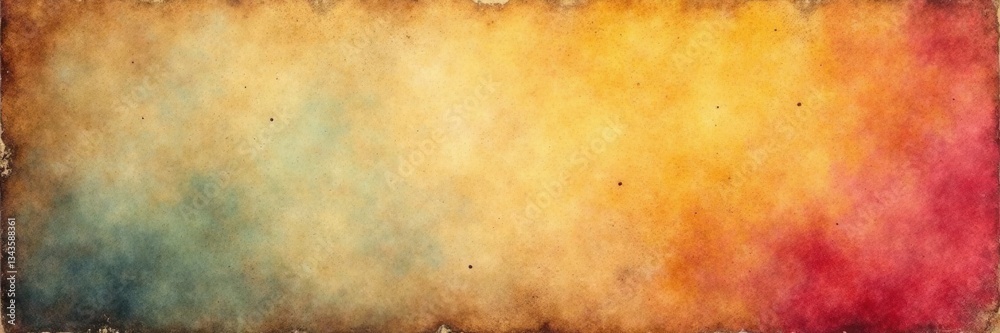 Obraz premium Weathered paper texture with faint creases and tears, weathered, aged