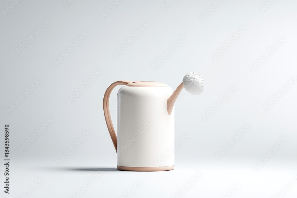 Modern watering can, minimalist design