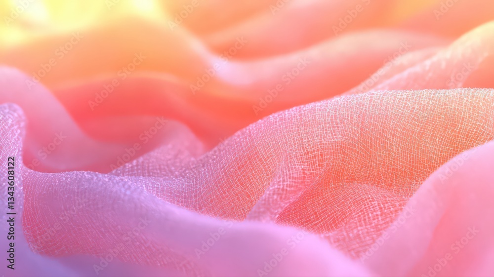 Pink and Orange Glittering Fabric Texture Abstract Background Pink and Orange Glittering Fabric Texture Abstract Background