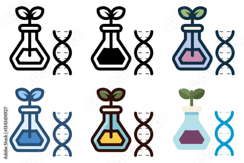 biotechnology icon vector illustration