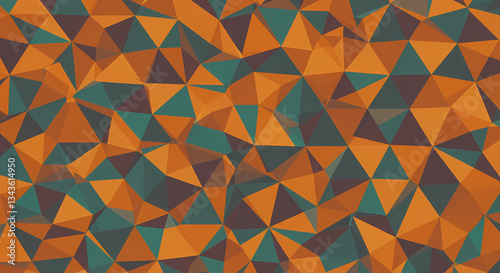 A seamless pattern of sharp triangles and hexagons.