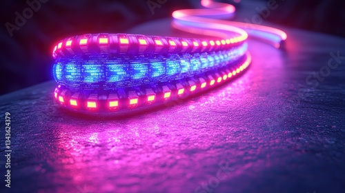 Neon LED Strip Lights: Futuristic Cyberpunk Vibe