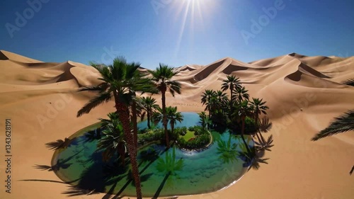 oasis in the desert