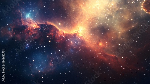 Stunning Star Clusters and Nebulae in Deep Space - Beautiful Space Scenery